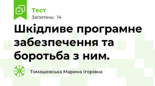 Шкідливе програмне забезпечення та боротьба з ним.