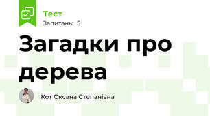Загадки про дерева