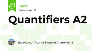 Quantifiers A2