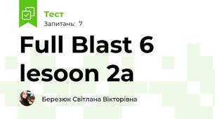 Full Blast 6 lesoon 2a
