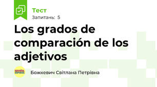 Los grados de comparación de los adjetivos