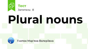 Plural nouns