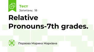 Relative Pronouns-7th grades.