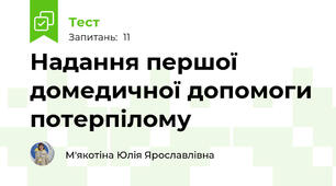 Надання першої домедичної допомоги потерпілому