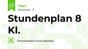Stundenplan 8 Kl.
