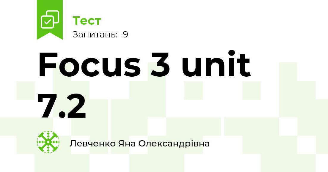 Matura Focus 3 Unit 7 Sprawdzian Chomikuj