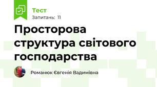 Просторова структура світового господарства