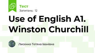 Use of English A1. Winston Churchill