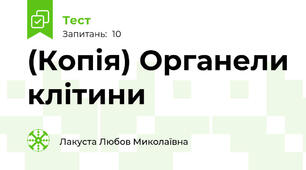 (Копія) Органели клітини