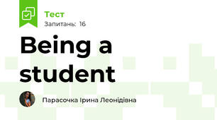 Being a student
