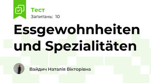 Essgewohnheiten und Spezialitäten