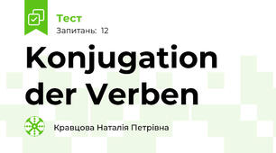 Konjugation der Verben