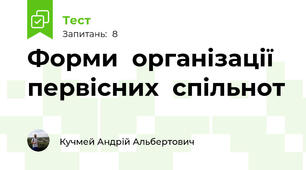 Форми  організації  первісних  спільнот