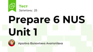 Prepare 6 NUS  Unit 1