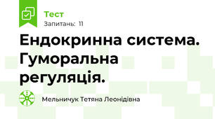 Ендокринна система. Гуморальна регуляція.