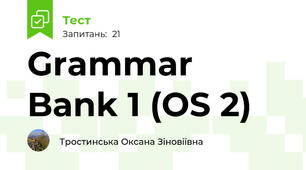 Grammar Bank 1 (OS 2)