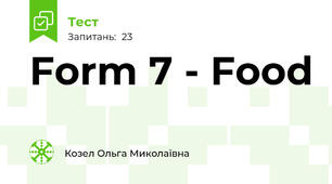  Form 7 - Food 