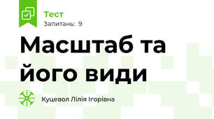 Масштаб та його види