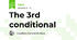 The 3rd conditional