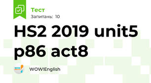 HS2 2019 unit5 p86 act8