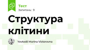 Структура клітини