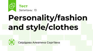 Personality/fashion and style/clothes