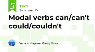 Modal verbs can/can't could/couldn't