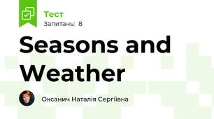 Seasons and Weather