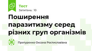 Поширення паразитизму серед різних груп організмів 