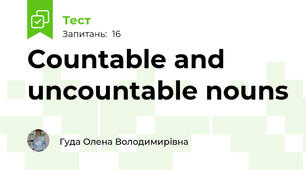 Countable and uncountable nouns