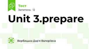 Unit 3.prepare