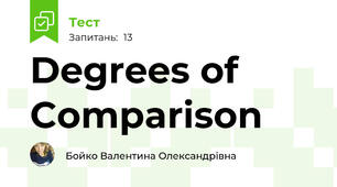 Degrees of Comparison