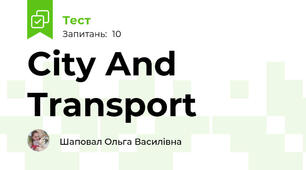 City And Transport