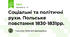 Соціальні та політичні рухи. Польське повстання 1830-1831рр.