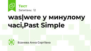 was|were у минулому часі,Past Simple