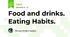 Food and drinks. Eating Habits.