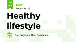 Healthy lifestyle 