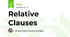 Relative Clauses