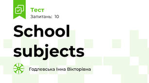 School subjects
