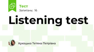 Listening test
