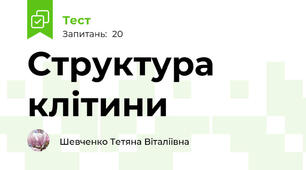 Структура клітини