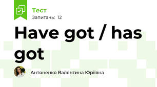 Have got / has got