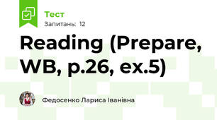 Reading (Prepare, WB, p.26, ex.5)