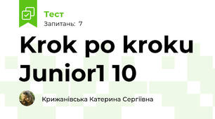 Krok po kroku Junior1 10 