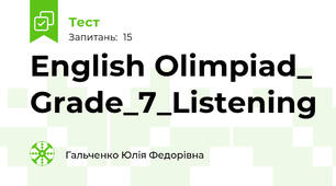 English Olimpiad_ Grade_7_Listening