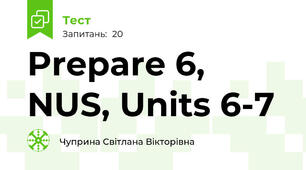 Prepare 6, NUS, Units 6-7