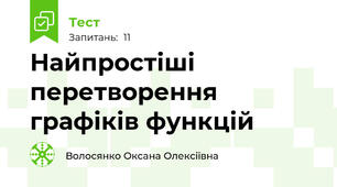 Найпростіші перетворення графіків функцій