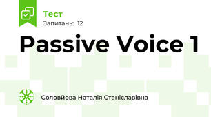 Passive Voice 1