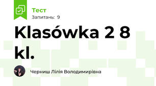 Klasówka 2 8 kl.