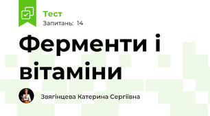 Ферменти і вітаміни